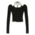 Patchwork Leopard Haled Fake Two Piece T-Shirt Women Long Sleeve Sexy Slim Design s New Blouses & Shirt Fashion
