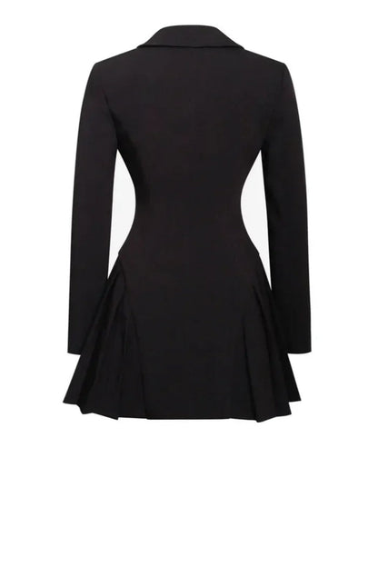 Vestido mini blazer negro Ria