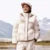 Down Jacket Women Loose Contrasting Colors  New Winter Hooded Puffer Jacket Trendy Personality Fashionable
