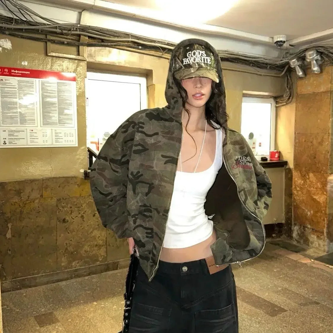 Camouflage High Street Hoodie