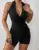 Europe and the United States explosive new cross-border jumpsuit V-neck sexy halter tie spice girl suspenders women