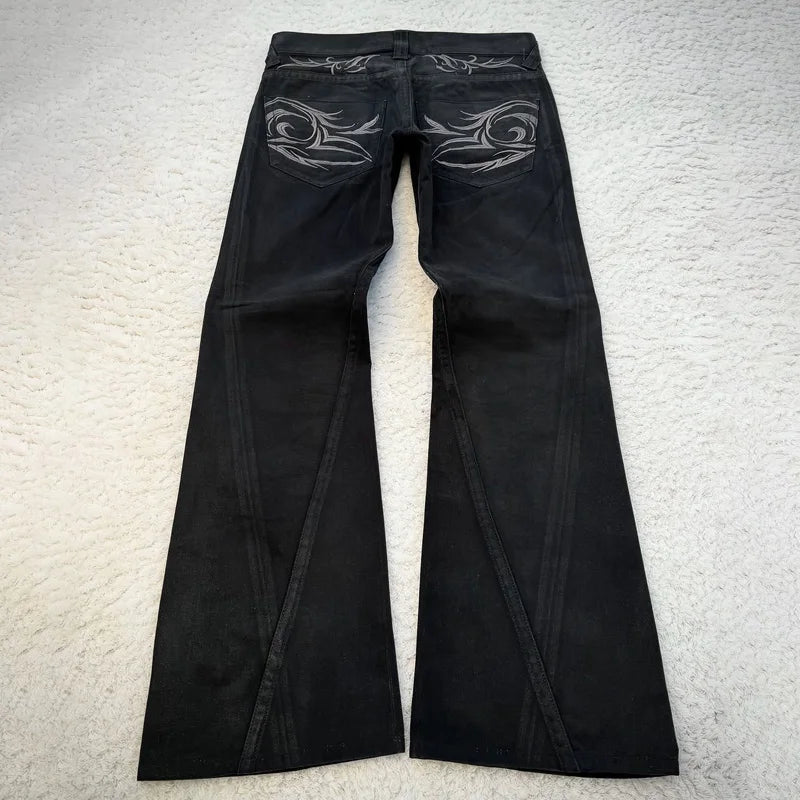 Gothic High Waist Slim Pants