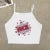 T shirt summer American print Spice Girl trend slim-fit short round neck short sleeve show midriff
