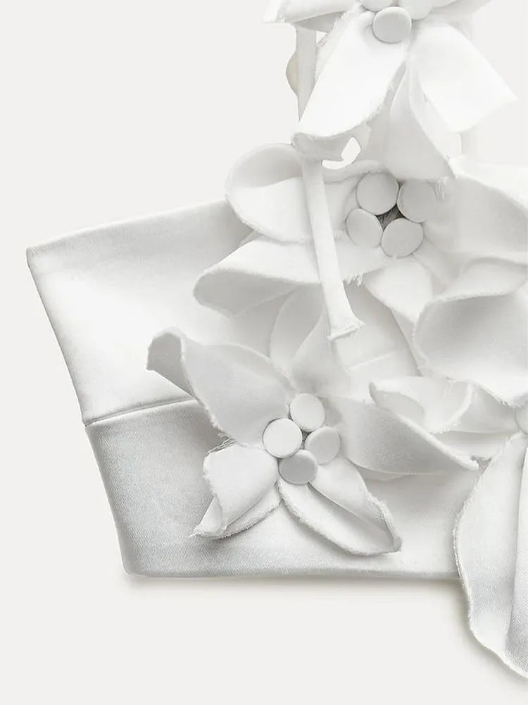 Floral Decor  Fashion Sexy  Crop Top