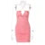 Y2K Summer New Hanging Neck Sling Dress Fashionable and Sexy Nightclub Style Open Backpack Hip Dress for Women