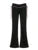 Contrast Lace-Up Low Waist Y2K Flared Pants Women Black Basic Simple Casual Sweet Style Trousers