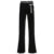 Solid Lace Trim High Waist Flared Pants Hotsweet Y2k Women s Trendy Basic Fashion Trousers Casual