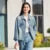 Denim Jacket Women Short Style Fringed Trendy Street Style Spring Dopamine Loose Lapel Jacket