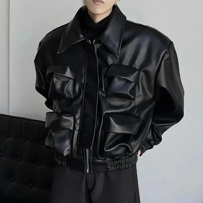 Gothic Style Biker Jacket