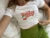 Short-sleeved T-shirt Women Summer cherry letter print short-sleeved top Spice Girls wearing crop short slim-fit street style