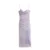 Spring New Women’s Fashionable and Stylish Style Slim Fit Folded Printed Silk Mesh Sling Dress