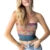 Summer Boho Bandeau Vest Cute Hiking Outfits Preppy Style Fitness Girl Strapless Tube Tops Graphic Print Off Shoulder Crop Tops