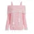 Pretty Cute Outfits Harajuku Cosplay Sweater Kawaii Lace Trim Off Shoulder Pullovers Y2K Aesthetic Vintage Long Sleeve Jumpers