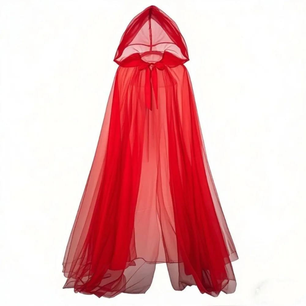 Sheer Mesh Costume Cloak