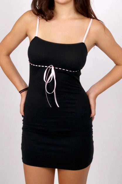 Spaghetti Strap Bodycon Mini Dress