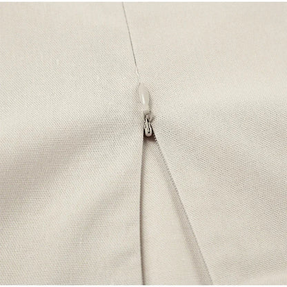 Slip Dress Women Summer Cotton Lined Loose Dresses Sleeveless Thin Straps White Long Dresses Backless Beach Holiday Dresses