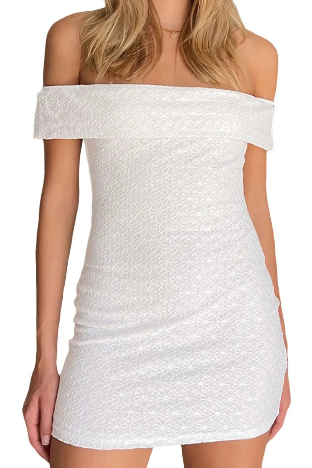 Off-Shoulder Mini Dress