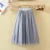 Vintage Tulle Skirt Women Streetwear Elastic High Waist Mesh Pleated Skirts Summer Elegant Korean A Line Office Ladies Skirt New