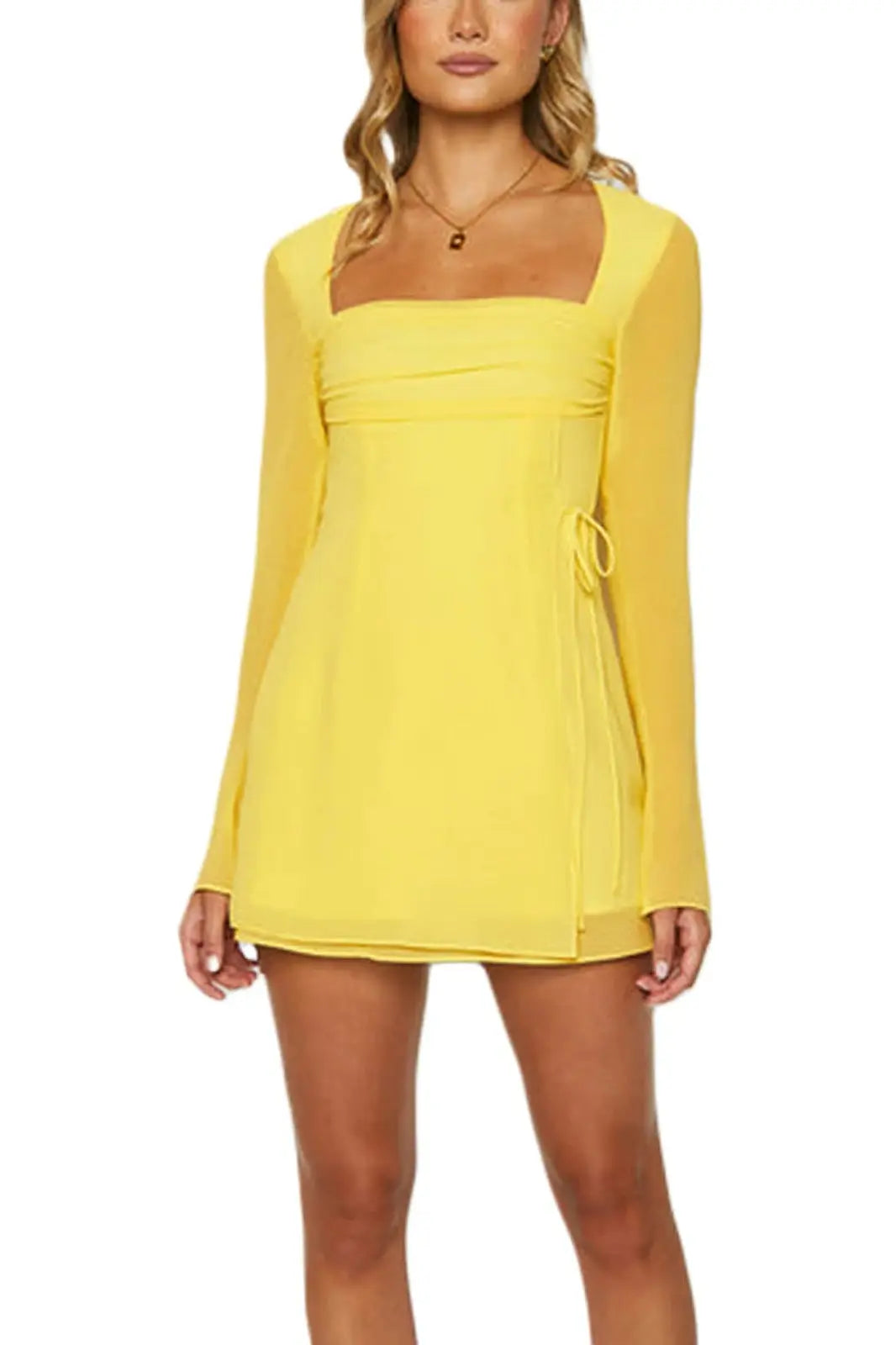 Mesh Mini Dress