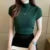 Womens Tops And Blouses Summer Short Sleeve Blouse Women Blusas Mujer De Moda  Turtleneck Knitted Blouse Shirt Tops