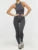 Black Solid Sleeveless Skinny Sexy Vest Jumpsuits For Women Gray O Neck Simple Basic Casual Summer Sports Overalls