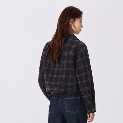 Denim Jacket Women Short Autumn  New Petite Retro Jacket