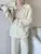 Autumn Winter Women’s Knitted 2-piece Set Lapel Pullover Sweater Long Pants Korean Fashion Casual Female Clothing Knitwear New