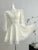 Elegant Solid Chiffon Short Dresses for Women V-neck Long Sleeve High Waist Ruffles A-line Korean Fashion One Piece Vestido New