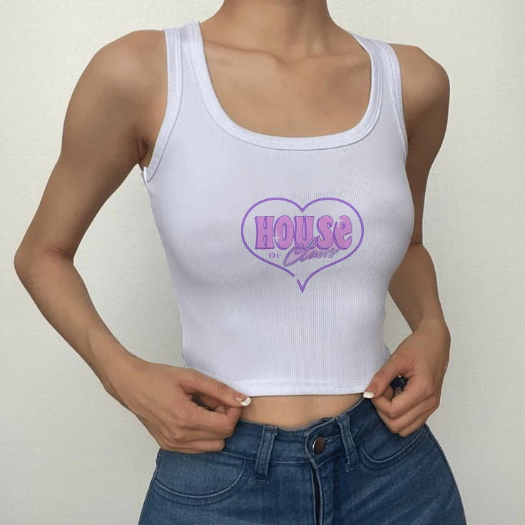 Short-sleeved T-shirt women’s summer new fashion sweet spice print design sense short slim-fit top