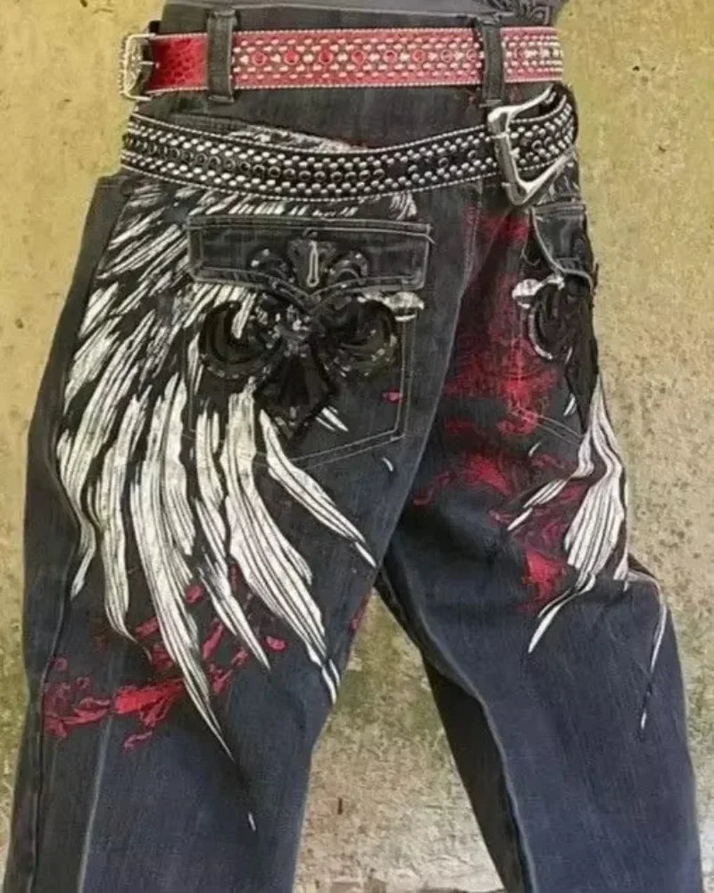 Dark Devil Wide Leg Pants