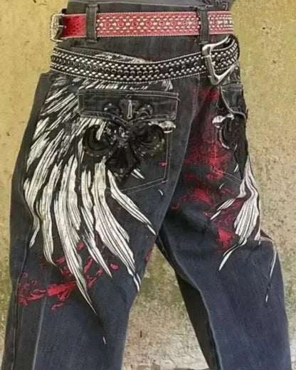 Dark Devil Wide Leg Pants