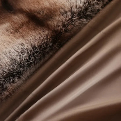 Winter Warm Fluffy Faux Fur Coat Women Softly Warm Furry Fox Fur Outerwear Jacket High Quality Brand Overcoats