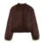 Fashion Burgundy Fur Coats Women Warm Thick O-neck Long Sleeve Loose Jackets Female 2025 Autumn Winter Party Outwear