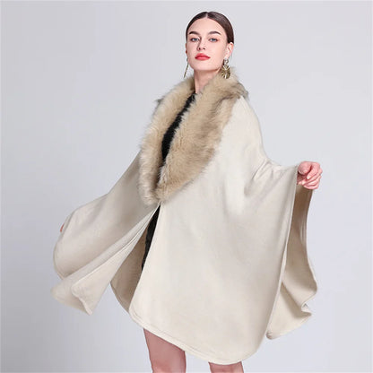 Loose Bat Sleeve Poncho Cloak