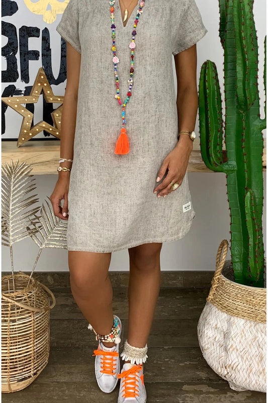 Elegant Loose Mini Dress