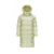 Down Jacket Women Long Length Hooded Slit Loose  New Winter Water-Repellent Goose Down Clothing