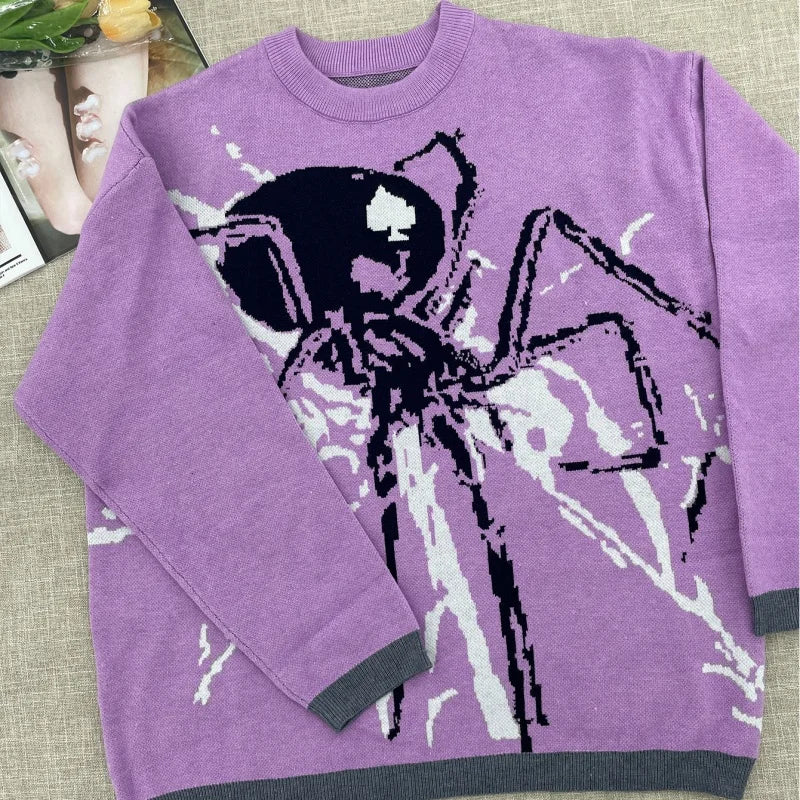 temperament commuter style pullover sweater for women’s autumn and winter new loose all-match crew-neck knitwear