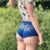 Y2K New Amazon Hot Selling European and American Women’s Sexy Women’s Tight Shorts Butterfly Diamond Pattern Shorts Yoga