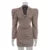 Fall New Mini Skirt Suit Long Sleeve Lapel Fishbone Top Hip-Covering Skirt Sexy Bodycon Two-Piece Commuting Sets Female