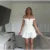 Contrast Color Folds Mini Dress For Women Slim Fit Off-Shoulder Sexy Dress Plunge Elegant Sleeveless Gown Dress Ladies