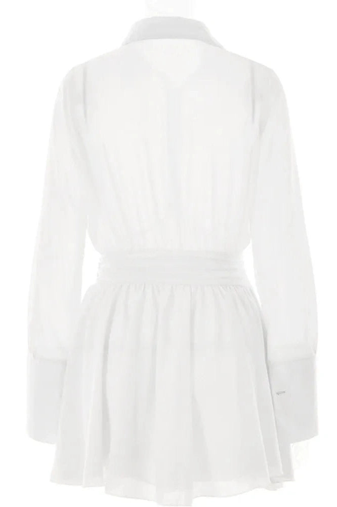 Elegant Loose Fit Mini Dress