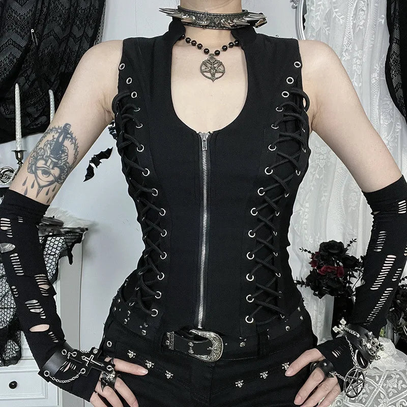 Sleeveless Bandage Corset