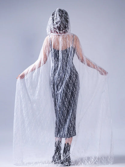 Two-Layer Lace Cloak