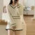 Autumn New Korean Fashion Knitted Two-piece Shorts Set V-neck Pullover Crop Top Solid Shorts Casual Pants Suit Female Clothing