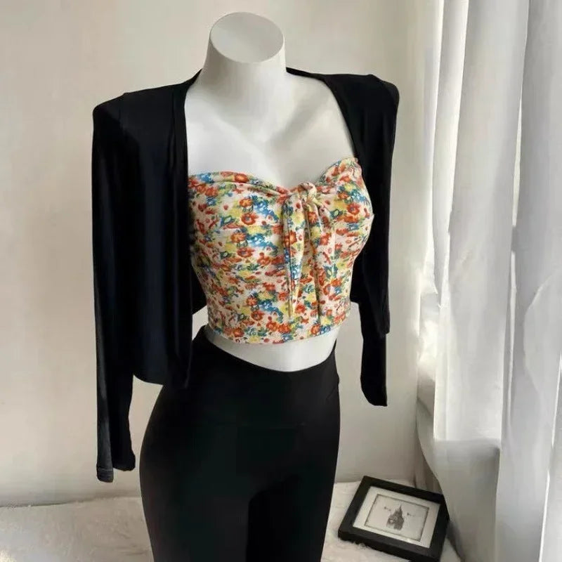 Women Thin Cardigan Long sleeves shirt Sun Protection Clothing Plus size Loose Air-conditioned cover up fashion front-open Tops