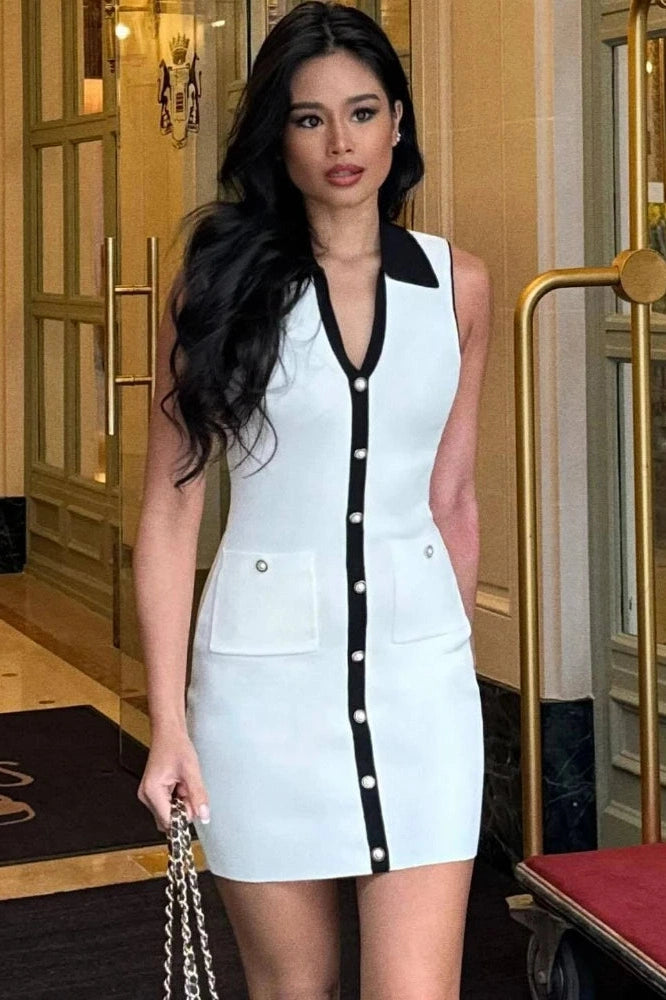 Sleeveless Slim Fit Mini Dress