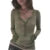 Y2K Grunge Emo 00s Vintage T Shirt Black Grey Striped V Neck Long Sleeve Jumper Tops Chic Women Autumn Retro Mall Goth Tees