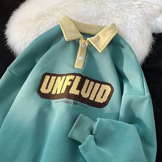 Voguable  Tops Polo Green Baggy T Shirts for Sweatshirts Clothes 90s Vintage Size S Aesthetic Korean Polyester A Sale Y2k
