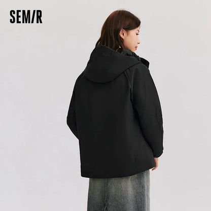 Down Jacket Women Three-Defense Rainproof Windproof Moisture Permeable Three-in-One  New Winter Two-Piece Down Jacket