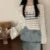 Vintage Hollow Out T-shirt Casual Knit Sweater Loose Y2K T-shirt Crewneck Thin Sweater Autumn Pullovers Fashion Streetwear